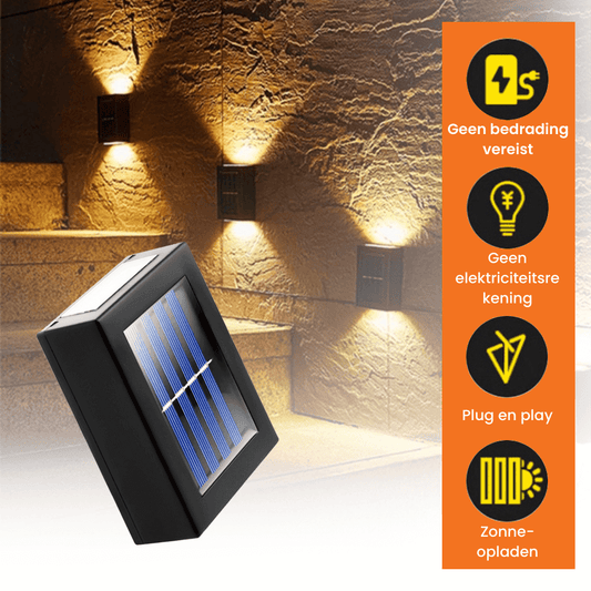 Ecobeam LED Solar Wandlampen