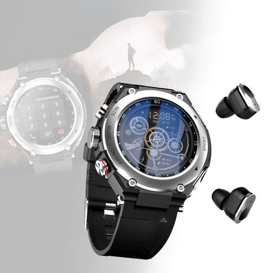 OmniPulse Sport Smartwatch Met Bluetooth Oortjes