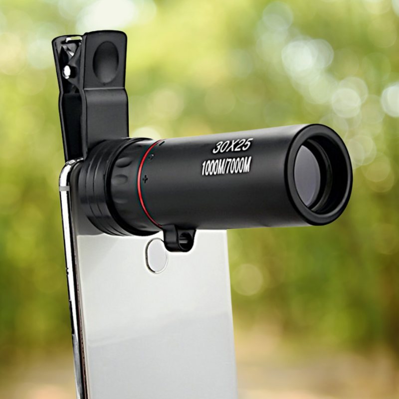 PortableMonocular™ | 18X Smartphone-Telelens - Met uitschuifbare Tripod Statiefhouder