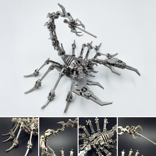 Koning Schorpioen 3D Metalen Puzzel™ Bouwpakket Miniatuur Schorpioen- metaal